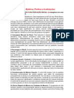 A Influência Do Rock Como Movimento Cultural Na Sociedade