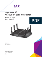 Nighthawk X6 Ac3000 Tri-Band Wifi Router: Model R7900 User Manual