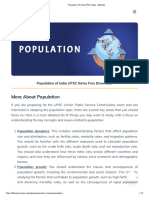 Population of India UPSC Notes - 99notes