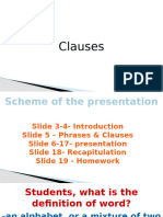 Clauses - 1