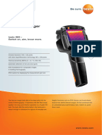 Testo 865 Data Sheet