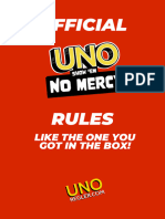 Uno No Mercy Rules PDF Printable