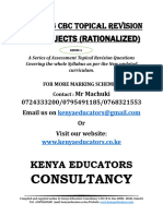 Grade 6 CBC Topical Revision Rationalized