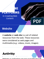 Lesson 6 ICT Online Platforms in Creating Web Content