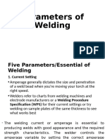 5 Essentials or Parameters of Welding