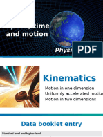 A.1 Kinematics Motion Graphs