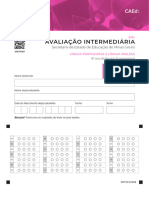 Avaliação Intermediária 8o Ano SEEMG