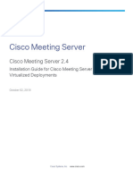 Cisco Meeting Server 2 4 Installation Guide For Virtualized Deployments