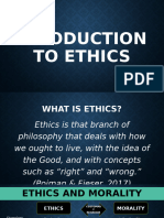 Topic 1 Introduction To Ethics