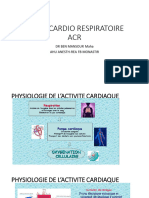 Arret Cardio Respiratoire ACR: DR Ben Mansour Maha Ahu Anesth-Rea FB Monastir