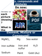 IGCSE Chemistry Lesson 2 Elements, Compounds and Mixtures