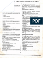 Classification Professionnelle Des Emplois Au Cameroun