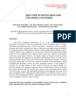 AM2286C - Group 3 - Issues of Red Tape in Developed and Developing Countries