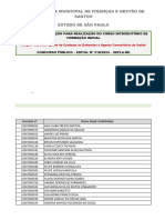 Edital 218 - Chamamento Curso