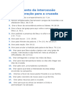 Departamento Da Intercessão - Plano de Oração para A Cruzada