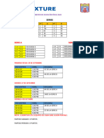 Fixture de Madres de Familia