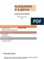 Pathology (Thalassaemia)