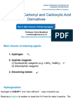 CSMS - 4 - LT - Reduction - Carbonyl, Carboxylic Acid, C-C Multiple Bonds