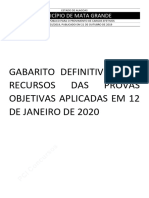 Gabarito - Definitivo 18