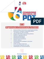 GT 12 - Organização e Comunicação Partidária