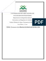 Tratamento de Aguas Resisuais-Industria de Petroleo e Gas