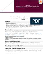 Nivel 3 Laboratorio Instrucciones Iterativas While Objetivos