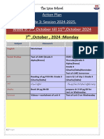 Grade 3 Week 9 Action Plan 7th Oct-11th Oct