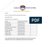 Mental Health and Substance Abuse Cat 1