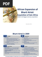 African Expansion of Bharti Airtel:: Acquisition of Zain Africa