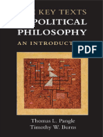 Thomas L Pangle The Key Texts of Political Philosophy An Introduction 1 1