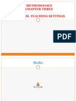 Efl&esl Teaching Settings