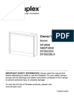 df2608 Owners Manual