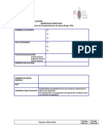 Evaluación PFA Por Avance