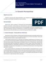 Apostila - Industrialização e Estado Monopolista