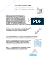 LISTA DE EXERCÍCIOS (Polarização-Reflexão-Refração)