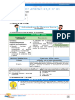 Parte 1 - Sesiones de Aprendizaje - Experiencia de Aprendizaje VIII