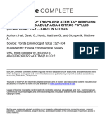 A Comparison of Traps and Stem Tap Sampling For Monitoring Adult Asian Citrus Psyllid (Hemiptera: Psyllidae) in Citrus