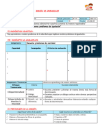 SESION "Resolvemos Problemas de Igualación" 4° - 2024