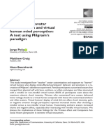 Pena Et Al 2022 The Effects of Avatar Customization and Virtual Human Mind Perception A Test Using Milgram S Paradigm