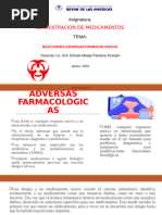 Semana N 5 Reacciones Adversas Farmacologicas