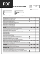 Check List Equipos