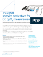 Monitoring Solutions TruSignal SpO2 Spec Sheet - JB03963XE - Rev6