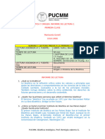 Bioetica y Origen Reporte de Lectura 1