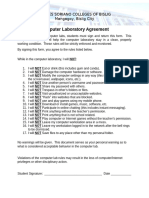 Computer Laboratory Agreement