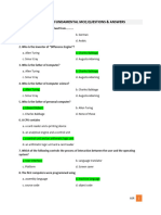 Computer Fundamental MCQ Questions