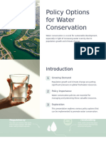 Policy Options For Water Conservation