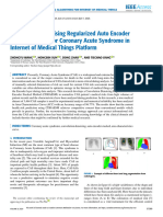 Convolution Denoising Regularized Auto Encoder Stacked Method For Coronary Acute Syndrome in Internet of Medical Things Platform