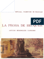 Berenguer Carisomo, Arturo - La Prosa de Becquer