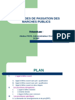 Les Modes de Passation Des Marchés Publics-1