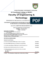 Ics 2175 Computer Programming I C